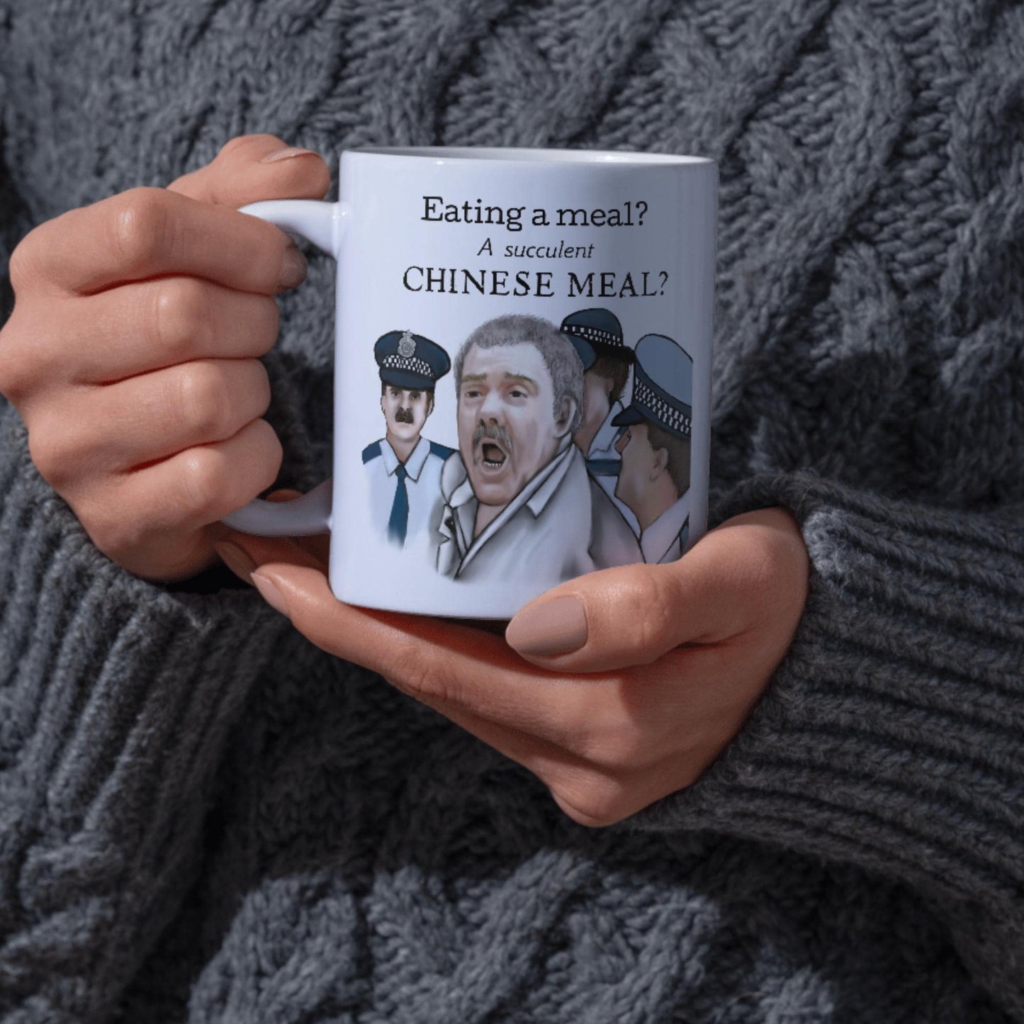 Democracy Manifest Mug, Succulent Chinese Meal Mug, Charles Dozsa, Meme Mug, Funny Birthday Gift, Gift for Him, Gift for Her