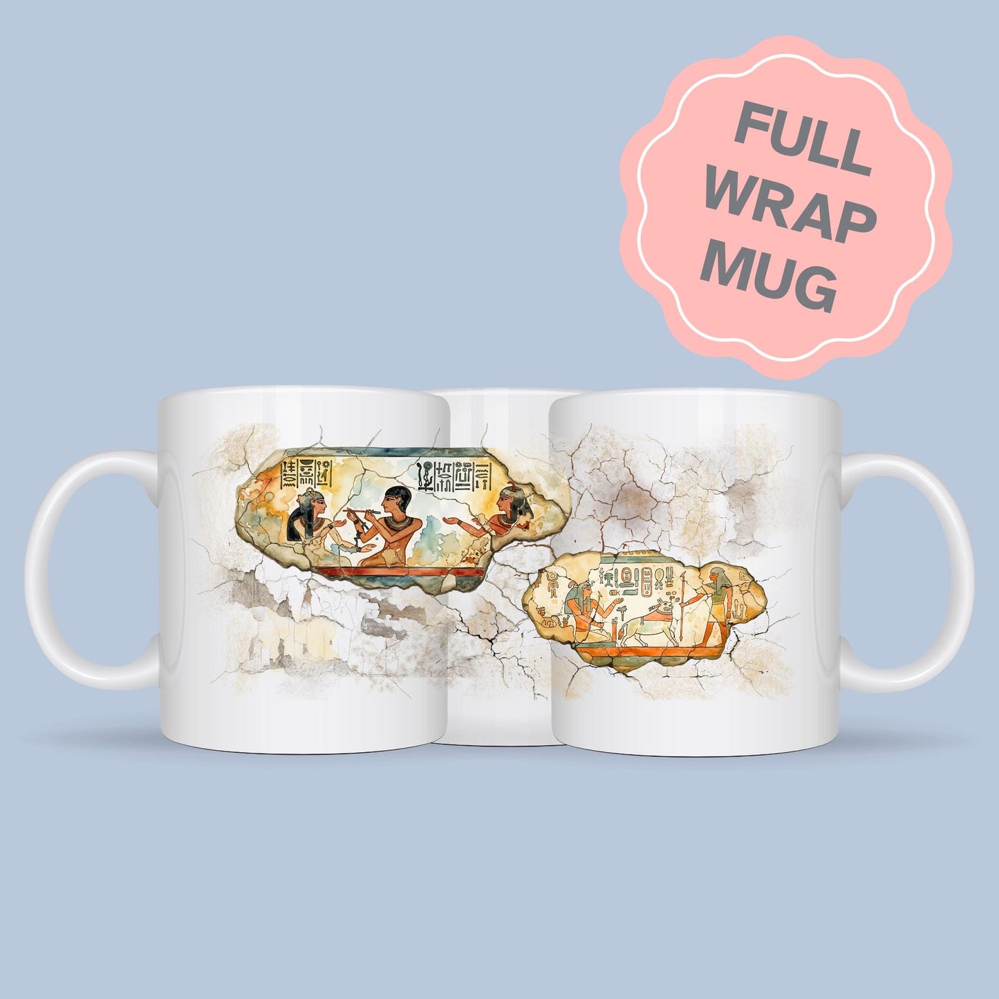 Ancient Egypt Mug, Great Gift, Hieroglyphics Mug, Archaeology, History Mug, Mug for Historian, Mug for Egyptologist, Mug for Archaeologist