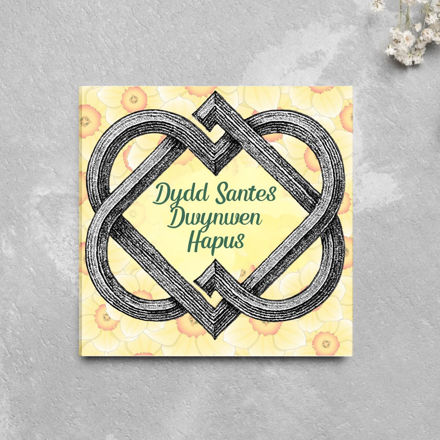 Dydd Santes Dwynwen Hapus Card, Valentine's Card, Traditional Welsh Card, Welsh love Card, Card for Husband, For Wife