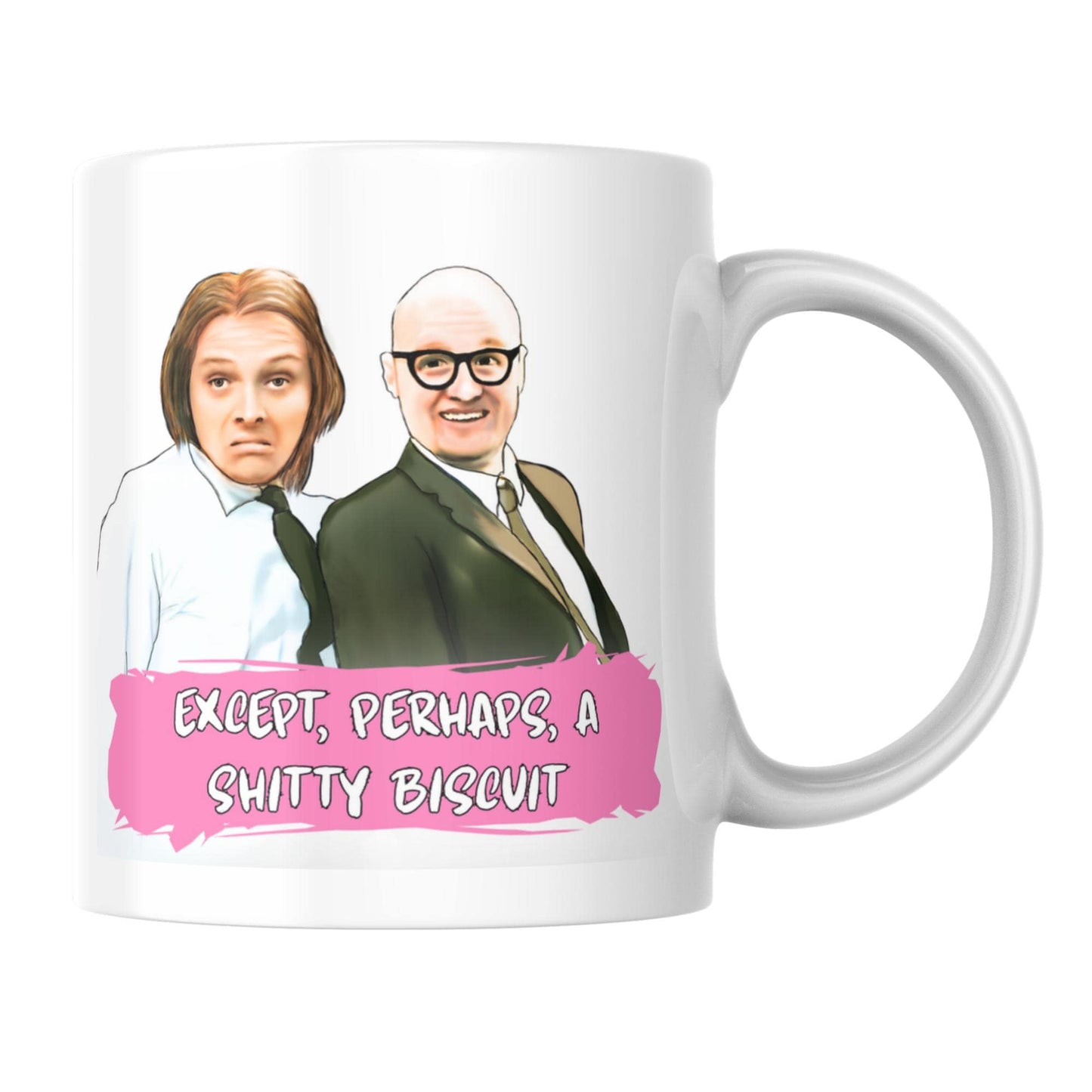 Bottom Mug, Eddie and Richie, UK Comedy, Gift For Friend, Rik Mayall Mug, Gift for Bottom Fan