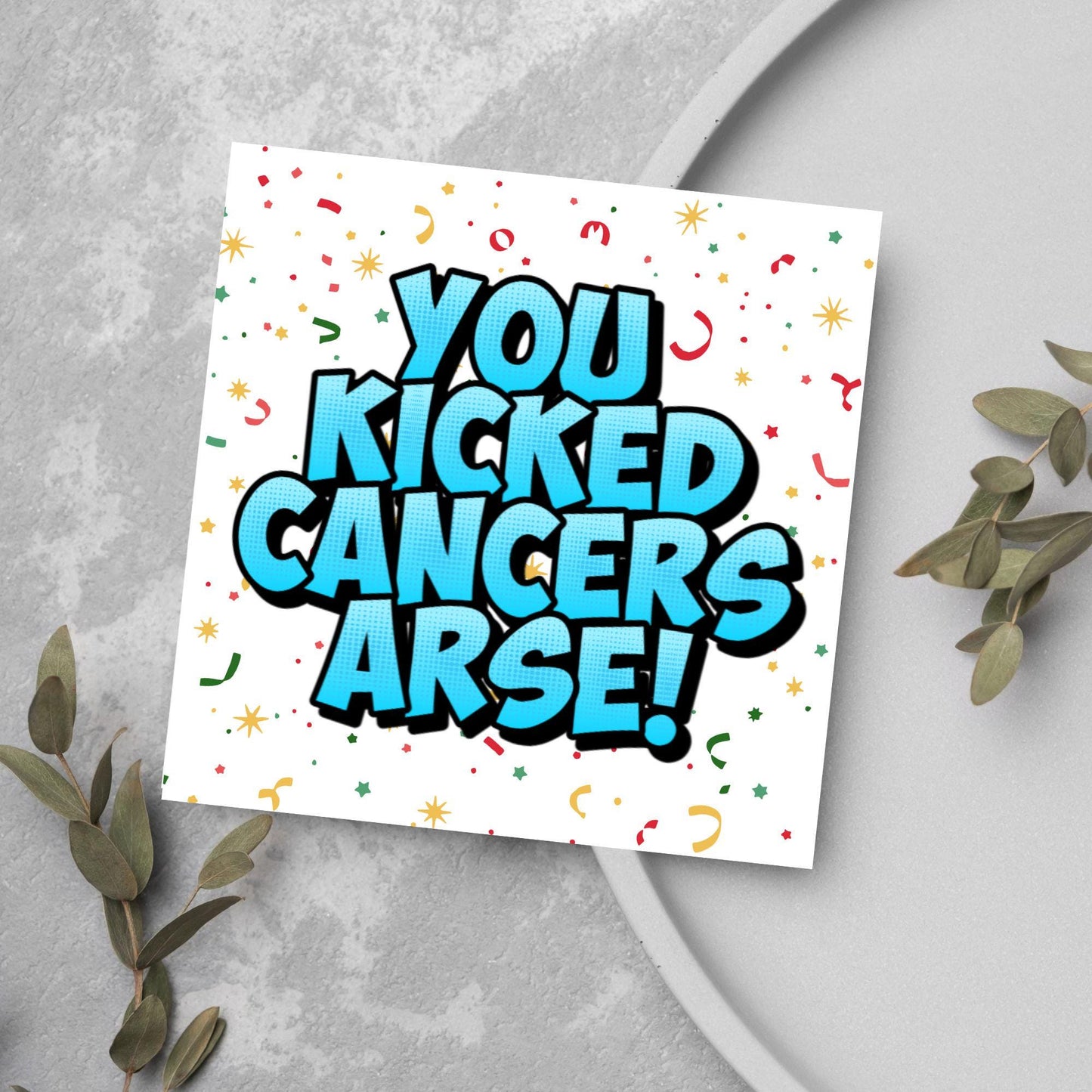 Card for Cancer Patients, End of Radiotherapy, End Of Chemotherapy, Well Done, End of Treatment, Recovery Card, Finished Treatment Card