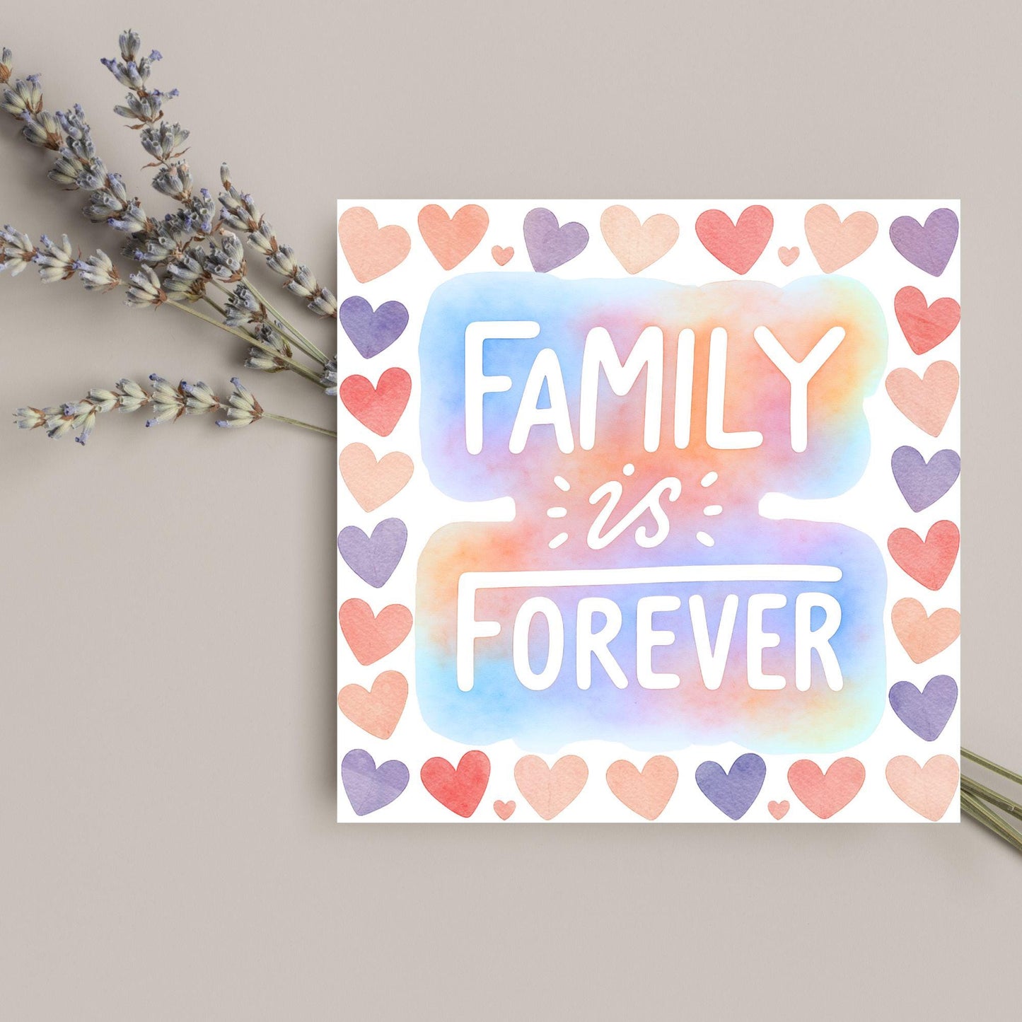 Congratulations on your Adoption Card, Adopted Child Card, New Family Greetings Card