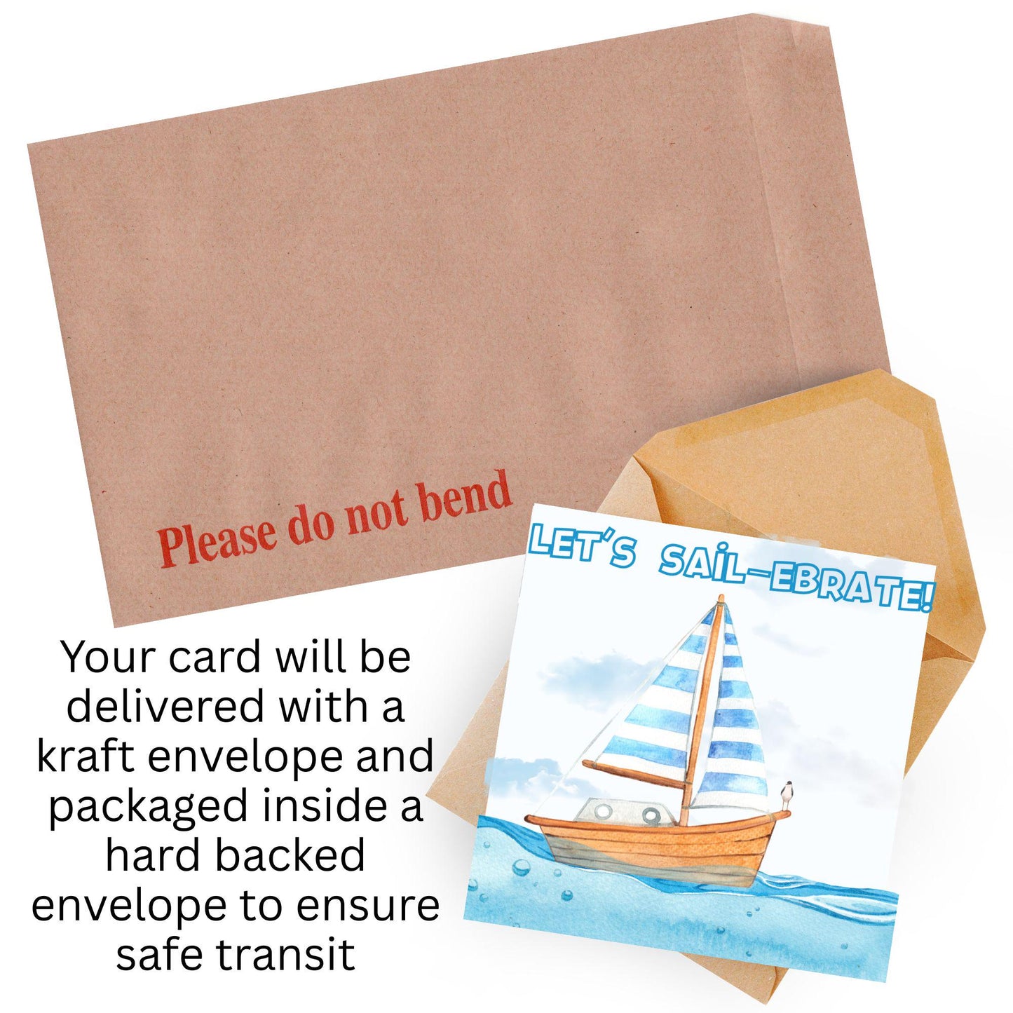 Sailing Birthday Card, For Sailors, Celebration Card, Sail Boat Card, Retirement Card, Sea Themed, Nautical