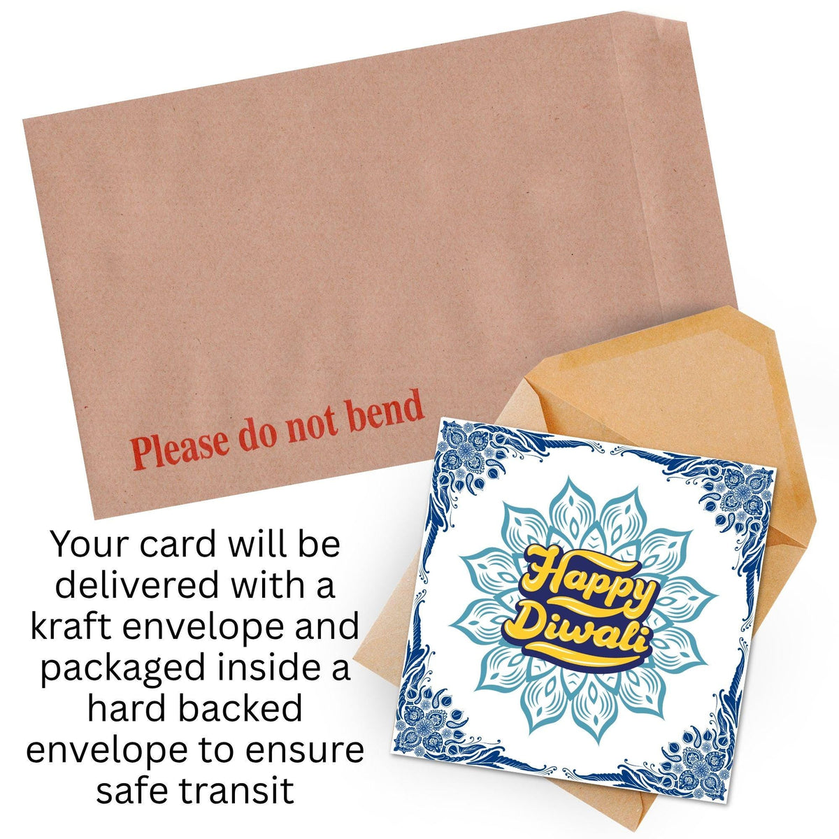 Happy Diwali Greeting Card, Diwali Wishes Card, Festival of Lights, Indian Hindu Celebration Card