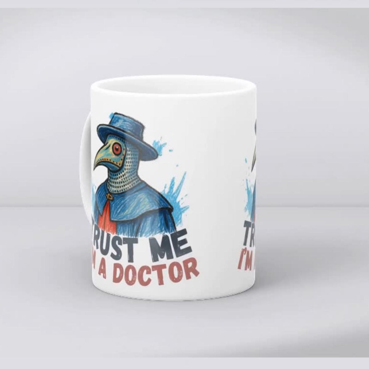 Doctor Mug, Plague Mask, Gothic Mug, Funny Gift - Multi Colour Options