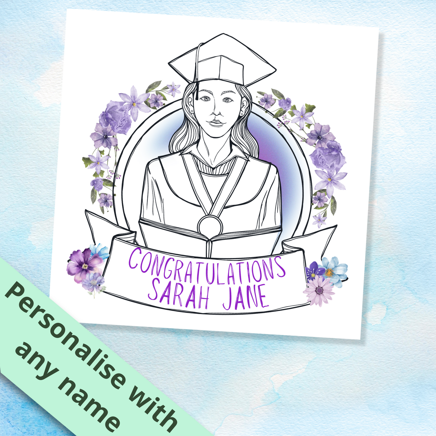 Personalised Graduation Card