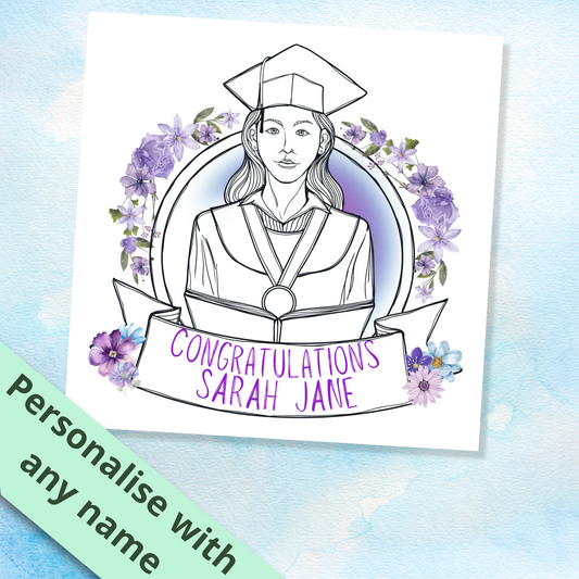 Personalised Graduation Card