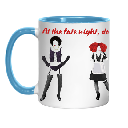 Rocky Horror Picture Show Mug, Cult Film Gift, RiffRaff, Frank'n'Furter Timewarp