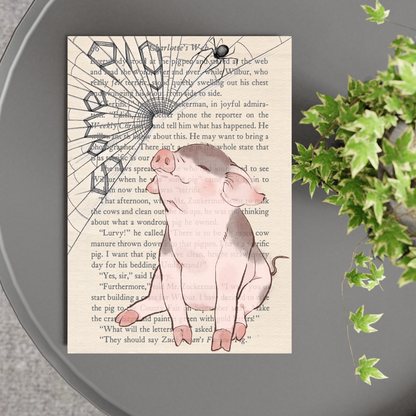 Charlotte's Web Inspired A4 Print, Book Art, Nursery Wall Decor