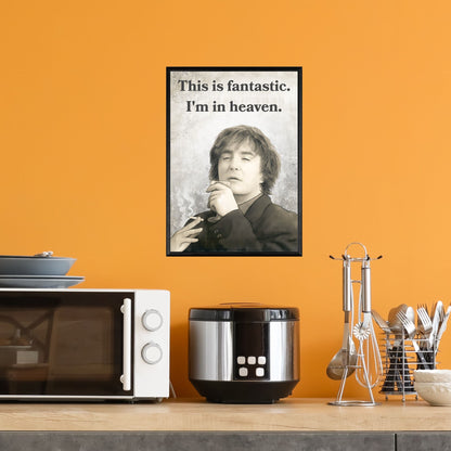 Black Books Poster, Dylan Moran Wall Art, Bernard Black, Fun Bar Art, Man Cave