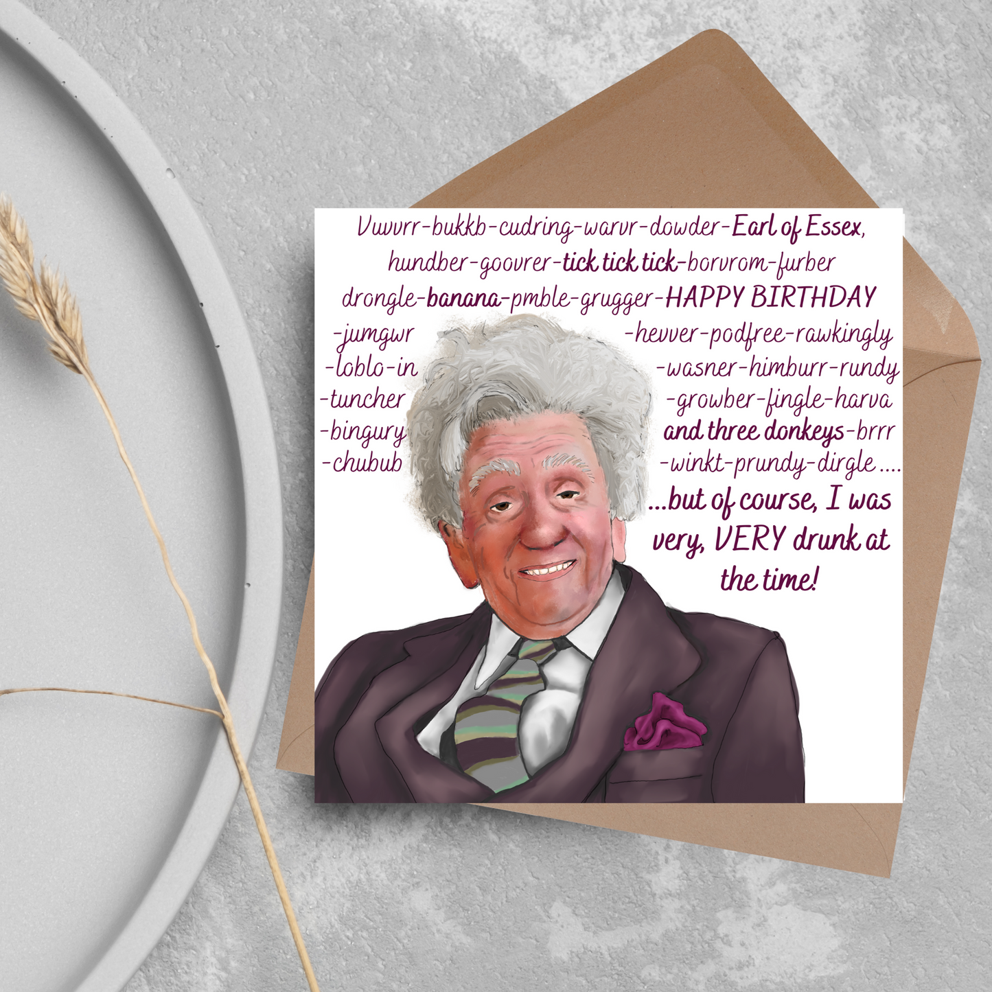 The Fast Show Birthday Card, Rowley Birkin QC, Very Drunk At The Time
