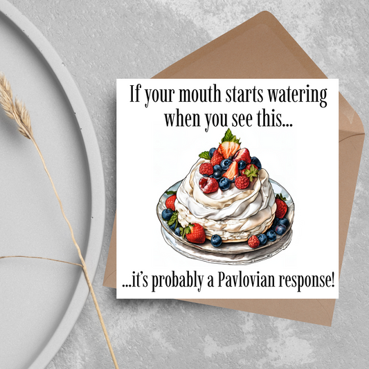 Psychology Pun Birthday Card, Funny Psychologist Card, Pavlov Card, Classic Joke Card, Funny Birthday Card for Psychologist