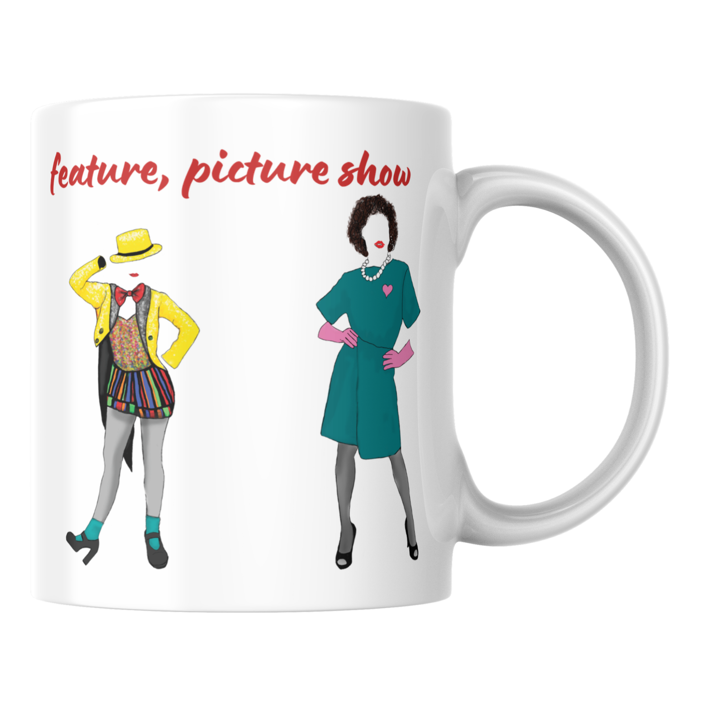 Rocky Horror Picture Show Mug, Cult Film Gift, RiffRaff, Frank'n'Furter Timewarp
