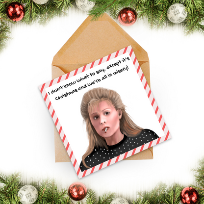 National Lampoons Christmas Vacation Card, Ellen Griswold, Christmas Card For Mum