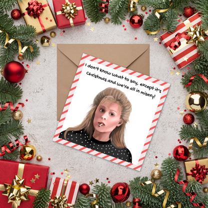 National Lampoons Christmas Vacation Card, Ellen Griswold, Christmas Card For Mum