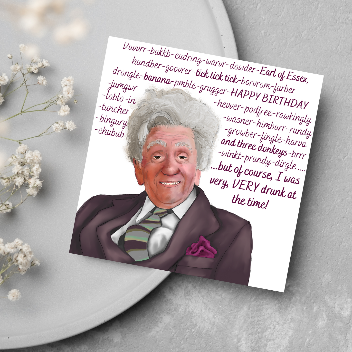 The Fast Show Birthday Card, Rowley Birkin QC, Very Drunk At The Time