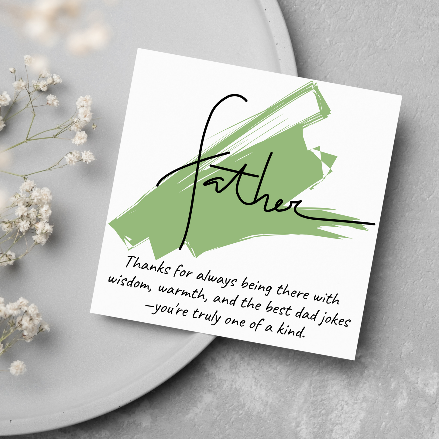 Father's Day Card, Step Father's Day Card, Card for Dad
