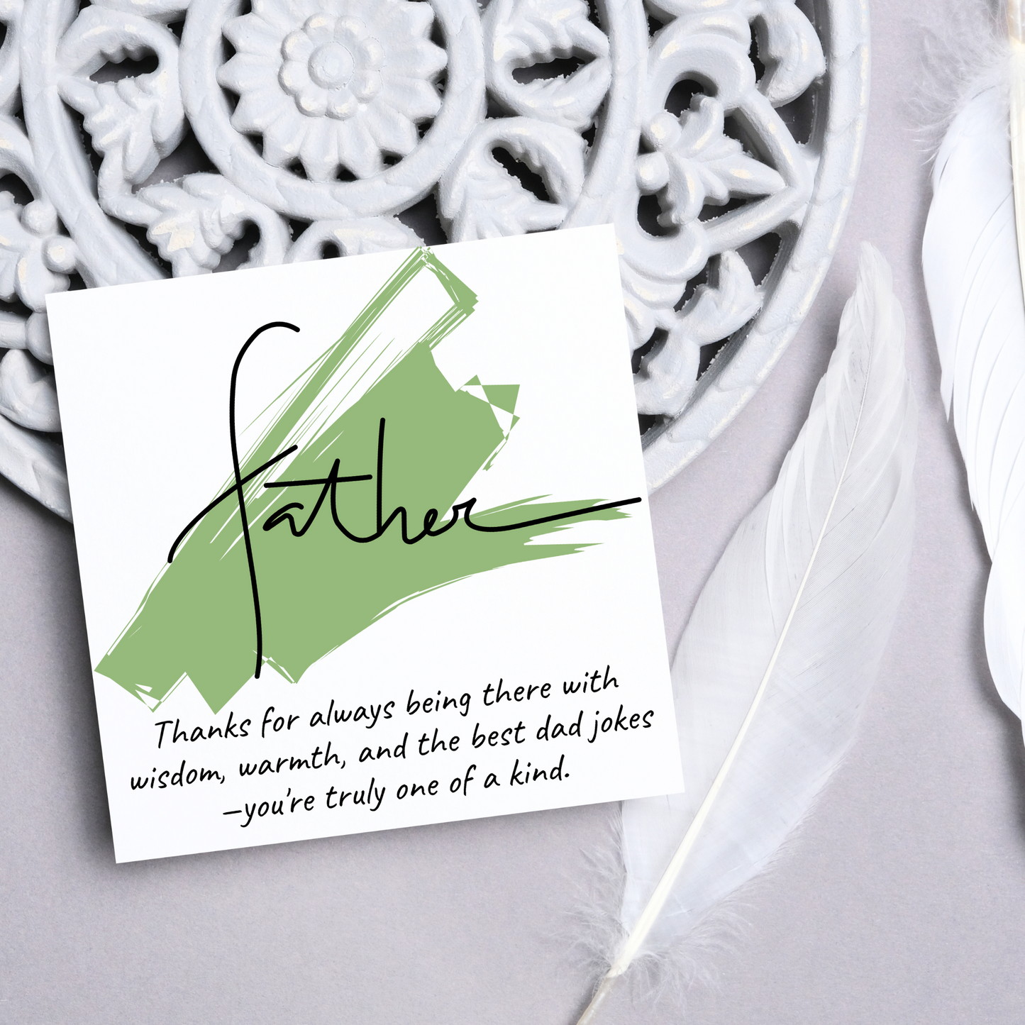 Father's Day Card, Step Father's Day Card, Card for Dad