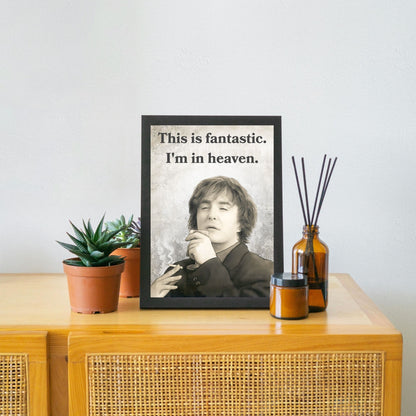 Black Books Poster, Dylan Moran Wall Art, Bernard Black, Fun Bar Art, Man Cave