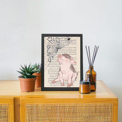 Charlotte's Web Inspired A4 Print, Book Art, Nursery Wall Decor