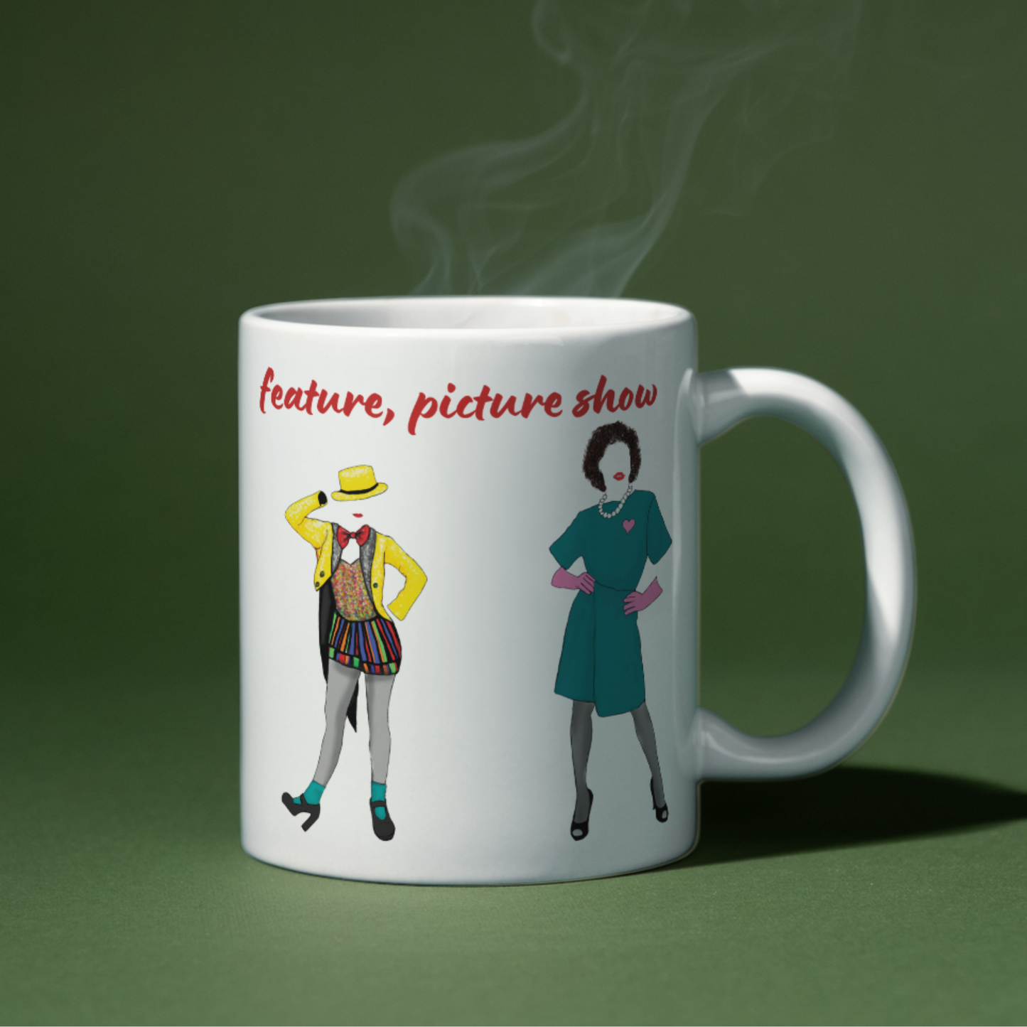 Rocky Horror Picture Show Mug, Cult Film Gift, RiffRaff, Frank'n'Furter Timewarp