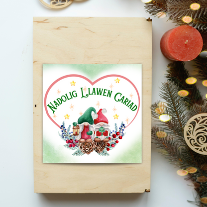 Welsh Language Christmas Card, Welsh Christmas Card, Nadolig Llawen
