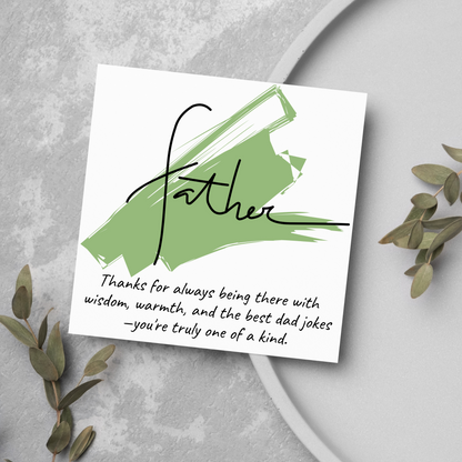 Father's Day Card, Step Father's Day Card, Card for Dad