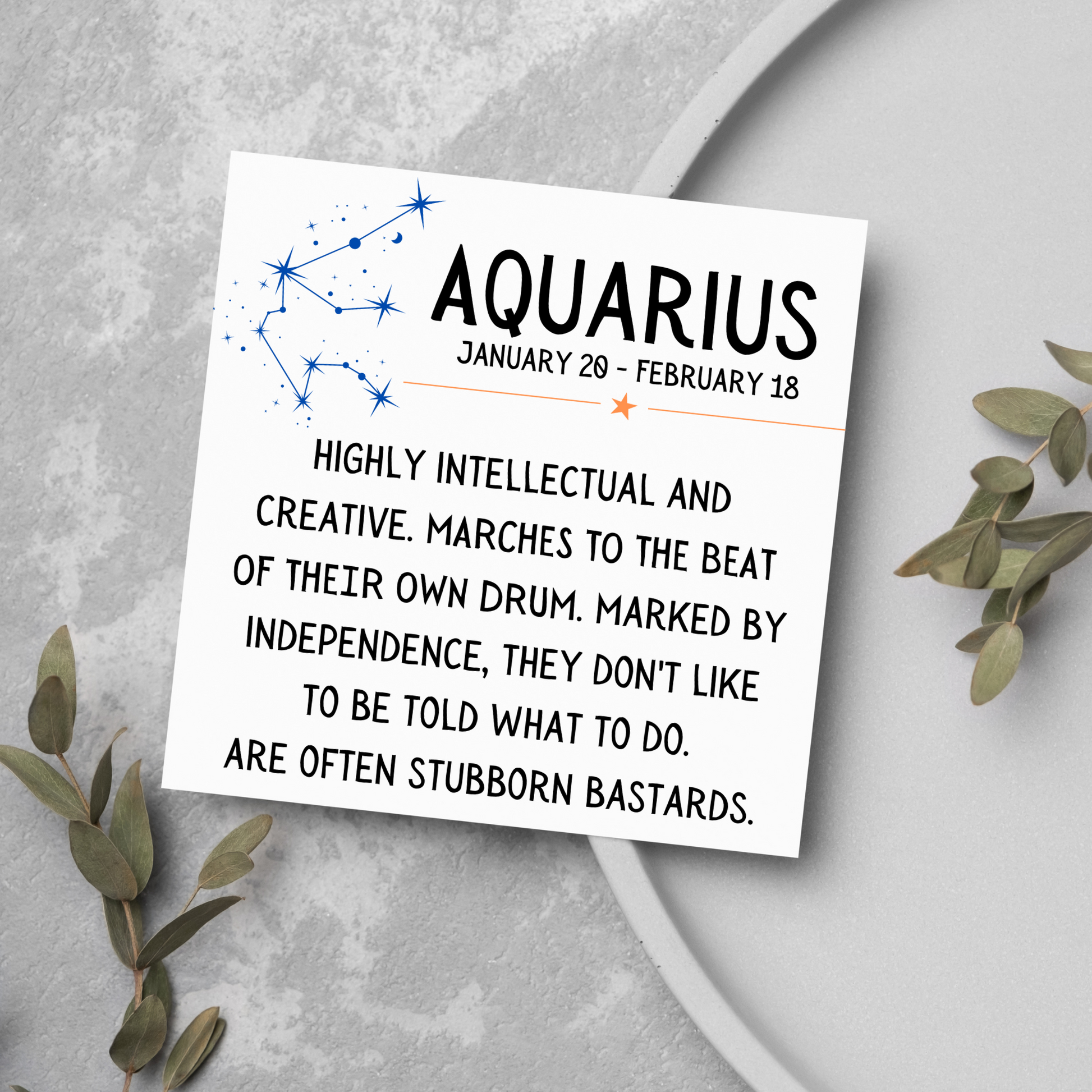 aquarius card