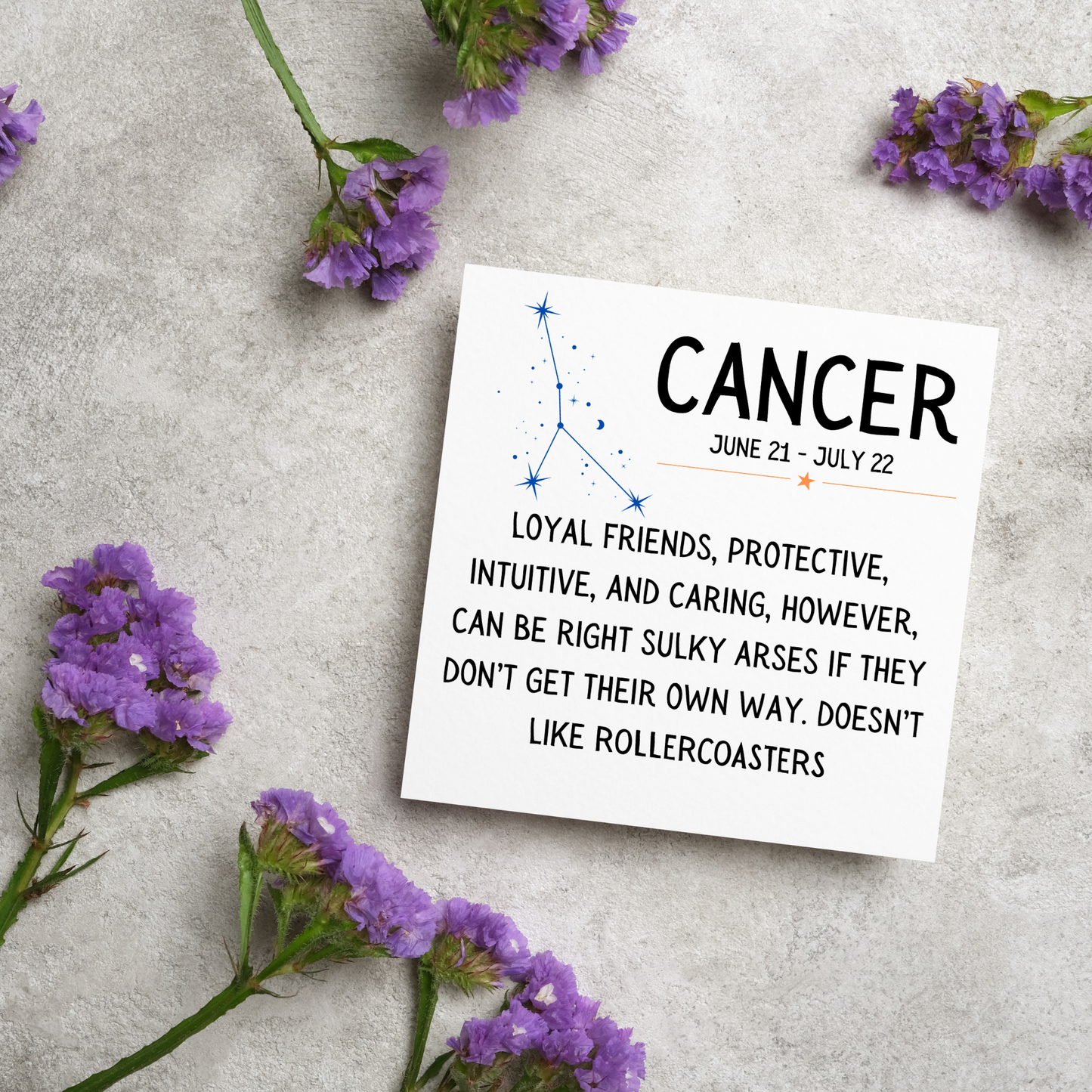 cancer card