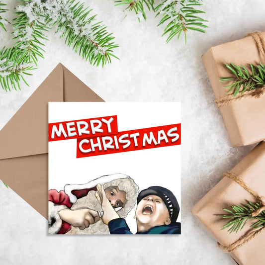 Hot Fuzz Christmas Card, Edgar Wright, Simon Pegg
