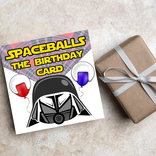 dark helmet spaceballs birthday card