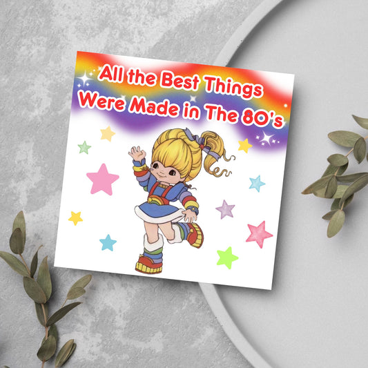 rainbowbrite cartoon made in the 80s card