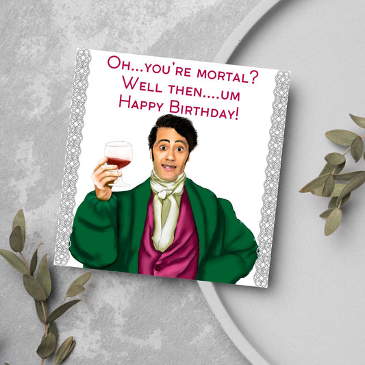 What We Do In The Shadows Birthday Card, Funny Birthday Card, Vampire Card, Taika Waititi, Goth Birthday Card, Viago Card, Movie Card