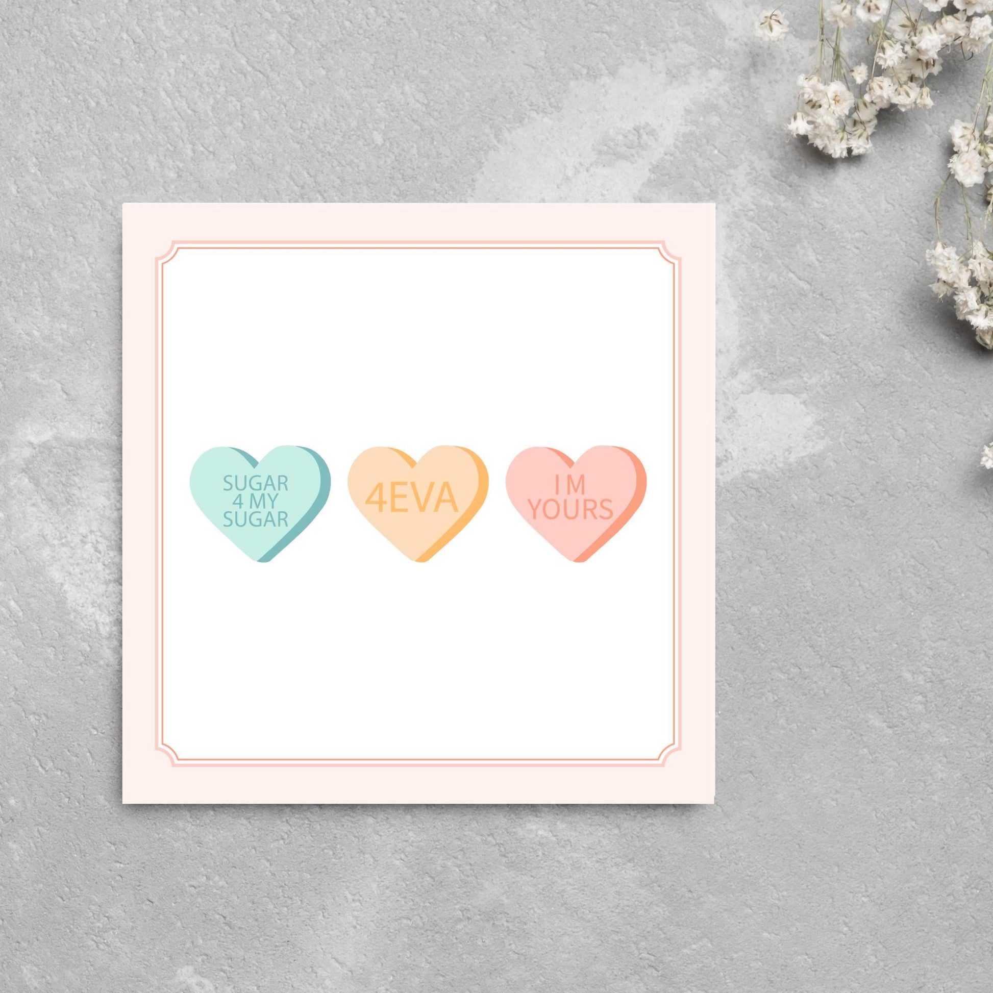 Anniversary Card, Love Hearts, Card for Him, Card for Her, Hearts Card, Card for Wife, Anniversary Card, Free Personalisation Available