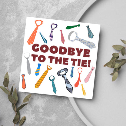 Mens Retirement Card, Leaving Card for Him, Congratulations Card, Retired Card, Retiring, We'll Miss You Card, Teacher Retirement,