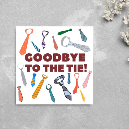 Mens Retirement Card, Leaving Card for Him, Congratulations Card, Retired Card, Retiring, We'll Miss You Card, Teacher Retirement,