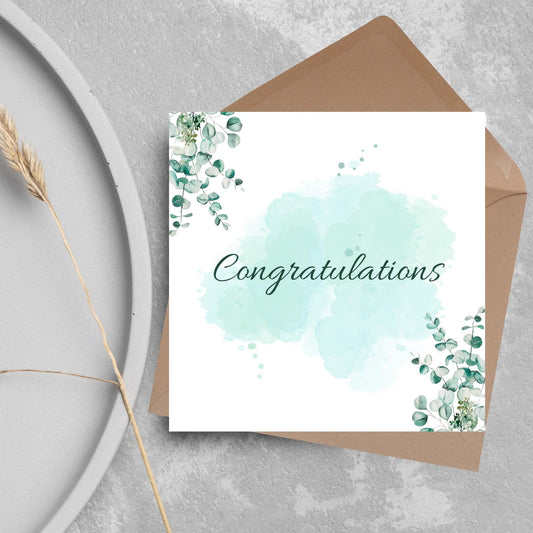 Congratulations Card, Card for Son, Card for Brother, Card for Husband, Mens Congratulations Card, Celebration Card, Unisex Congratulations