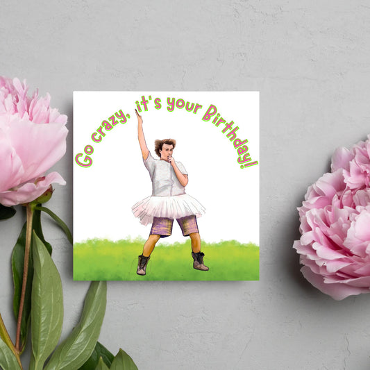 Funny Ace Ventura Birthday Card, Jim Carrey Greetings Card, Ace Ventura Pet Detective, Birthday Card for Brother, For Friend, Movie Card