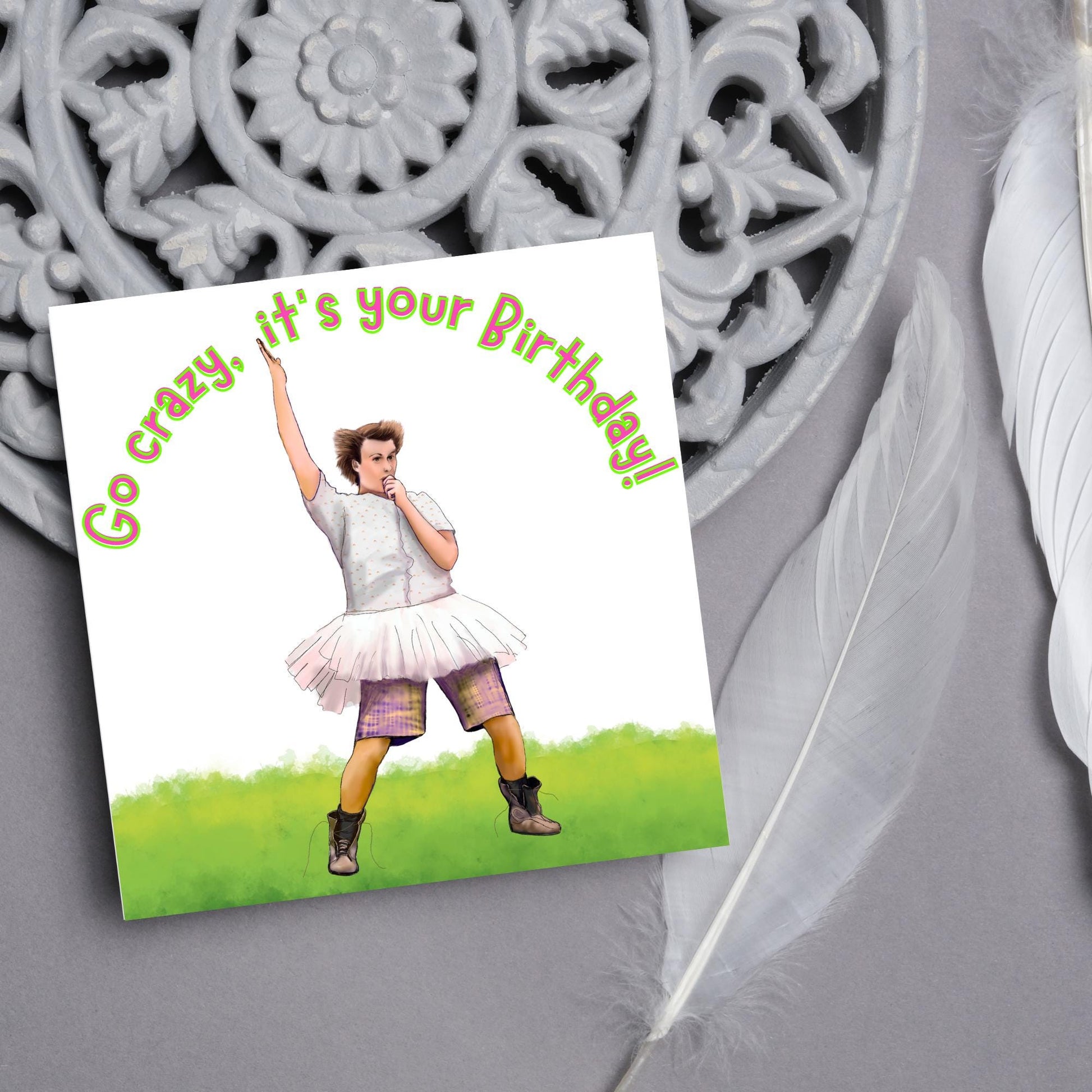 Funny Ace Ventura Birthday Card, Jim Carrey Greetings Card, Ace Ventura Pet Detective, Birthday Card for Brother, For Friend, Movie Card