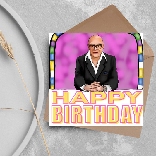 Harry Hill's TV Burp Birthday Card, Card for Him, Card for Her, TV Birthday Card, 30th Birthday Card, 40th Birthday Card, Funny Harry Hill