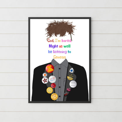 The Young Ones Poster, A4 Print, High Quality Wall Art, Rik Mayall, Peoples Poet 80's TV Poster, tHe YoUnG oNeS Genesis Print