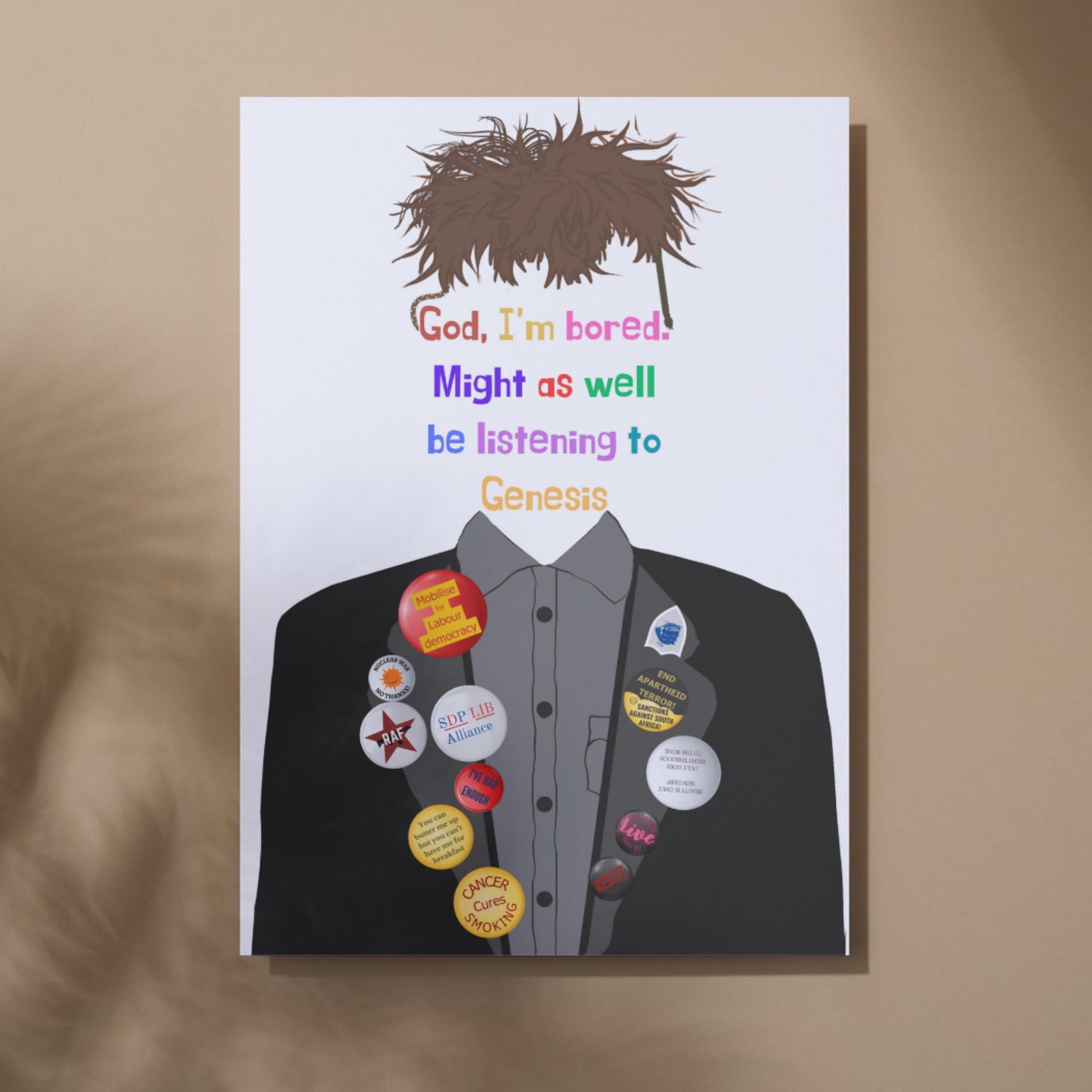 The Young Ones Poster, A4 Print, High Quality Wall Art, Rik Mayall, Peoples Poet 80's TV Poster, tHe YoUnG oNeS Genesis Print