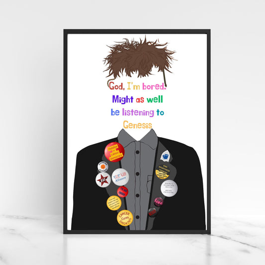 The Young Ones Poster, A4 Print, High Quality Wall Art, Rik Mayall, Peoples Poet 80's TV Poster, tHe YoUnG oNeS Genesis Print