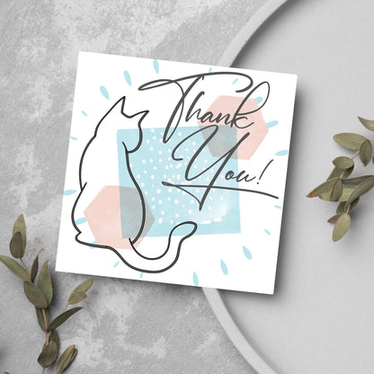 Thank You Card for Pet Sitting, Card For Pet Sitter, Thanks for Looking After Dog, Thanks for Looking After Cat, Thankyou Dog Walking