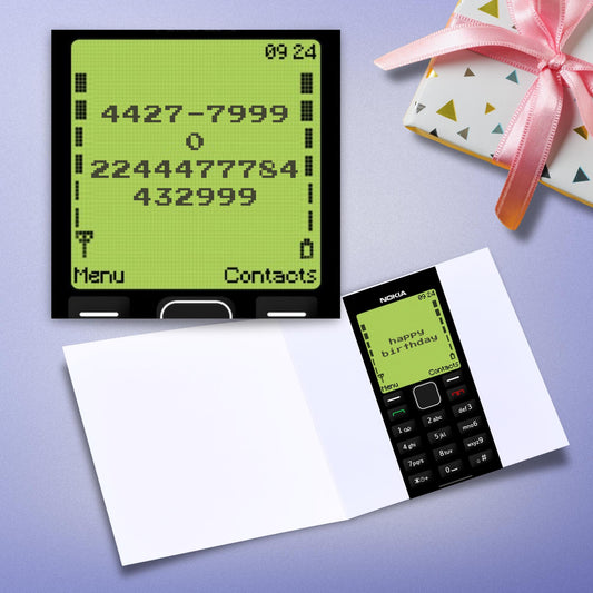 Nokia Birthday Card, 80's Birthday Card, 90's Birthday Card, Funny Birthday Card, 40th Birthday, Funny Birthday Card, Text Message Card