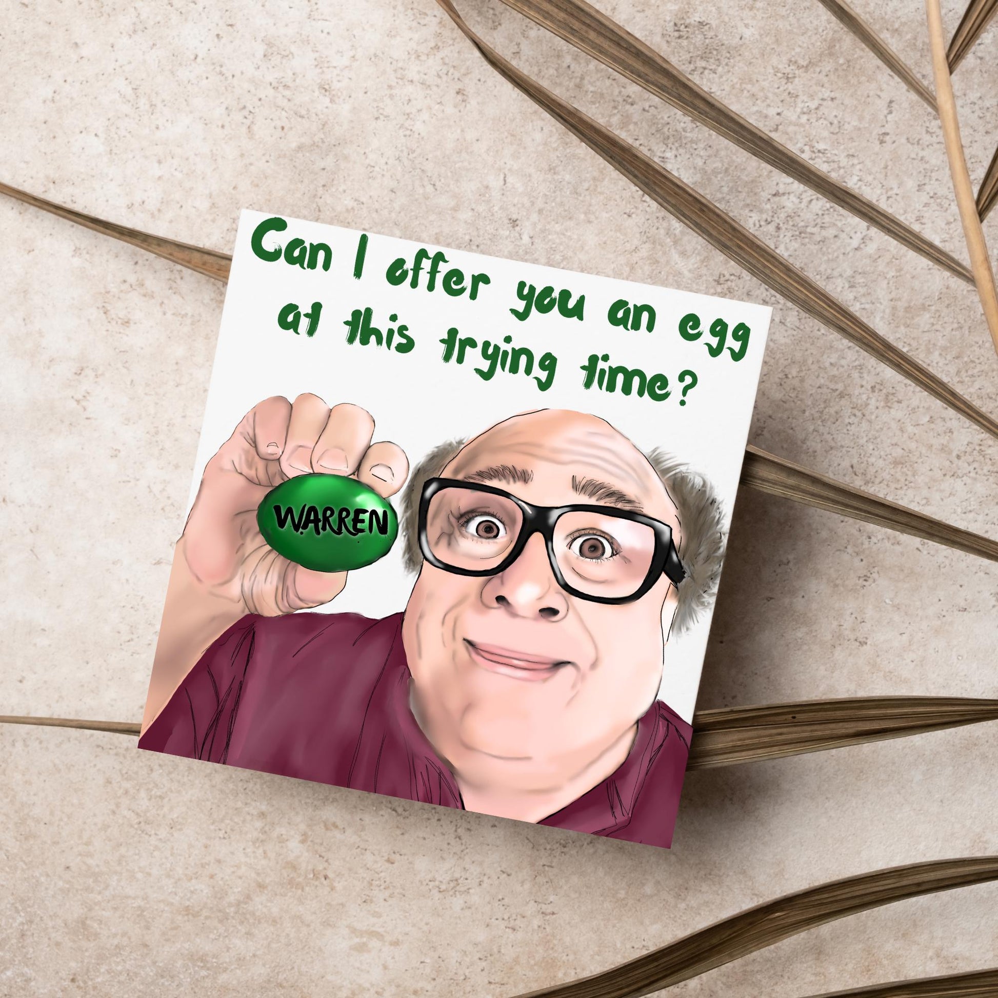 Personalised Always Sunny in Philadelphia Card, Frank Reynolds, Egg, Always Sunny Funny Birthday Card, TV Show Funny Card for Friend