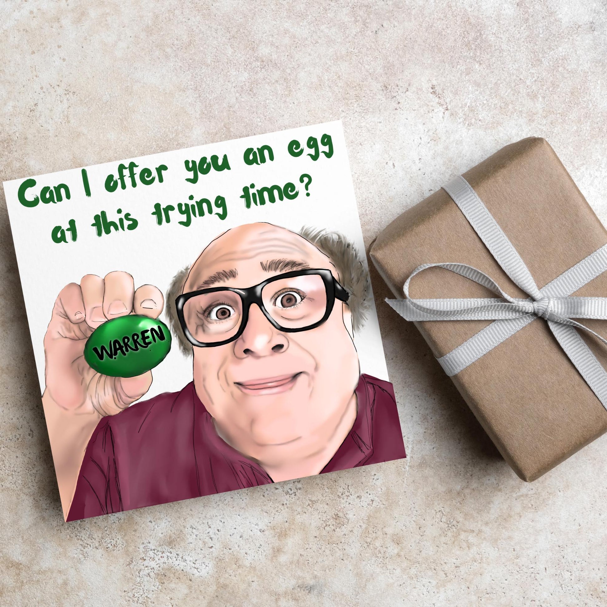 Personalised Always Sunny in Philadelphia Card, Frank Reynolds, Egg, Always Sunny Funny Birthday Card, TV Show Funny Card for Friend