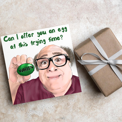 Personalised Always Sunny in Philadelphia Card, Frank Reynolds, Egg, Always Sunny Funny Birthday Card, TV Show Funny Card for Friend