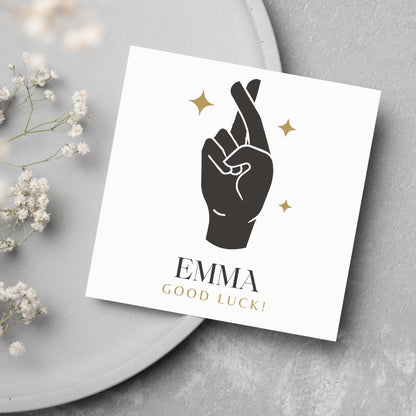 Personalised Good Luck Card, Exam Card, Graduation Card, College Card, University Card, Good Luck Card for Student, Encouragement Card