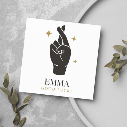 Personalised Good Luck Card, Exam Card, Graduation Card, College Card, University Card, Good Luck Card for Student, Encouragement Card